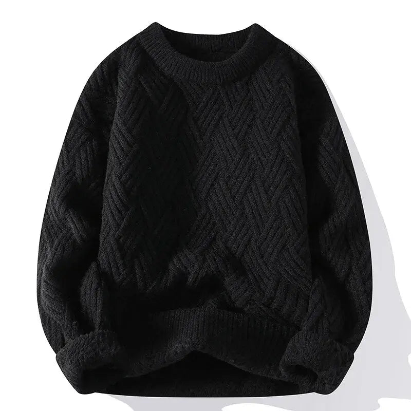 LIAM™ | Morgan Crewneck Patterned Sweater