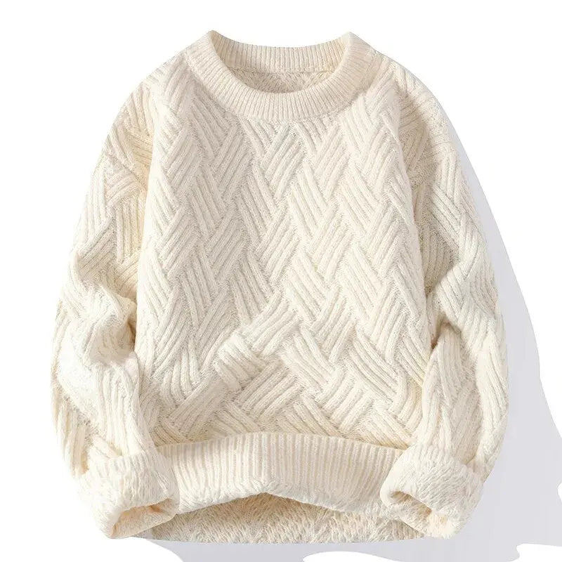 LIAM™ | Morgan Crewneck Patterned Sweater