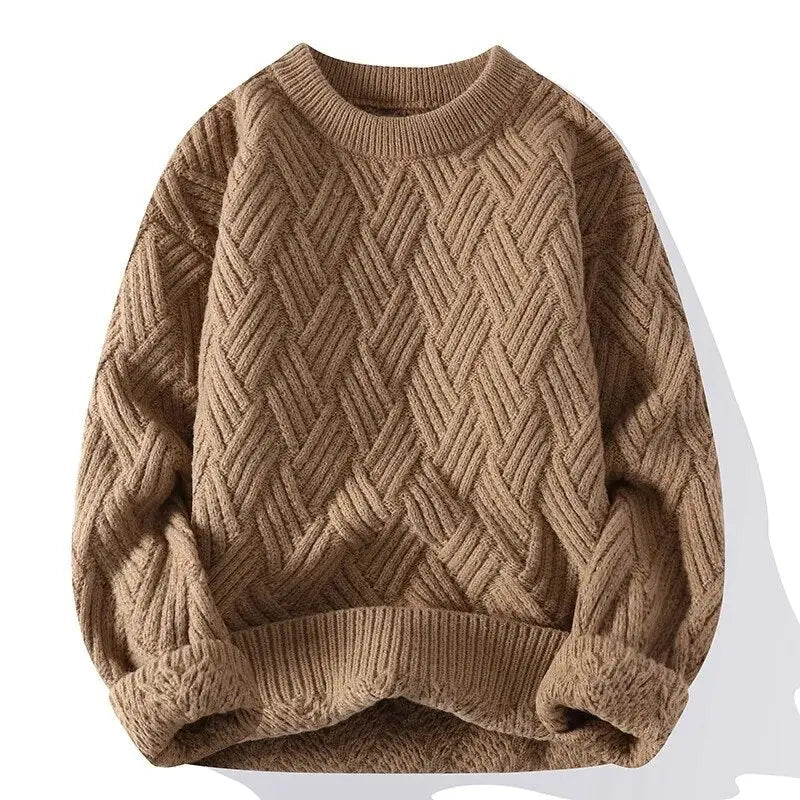 LIAM™ | Morgan Crewneck Patterned Sweater