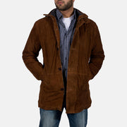 LIAM™ | Sheriff Brown Suede Jacket