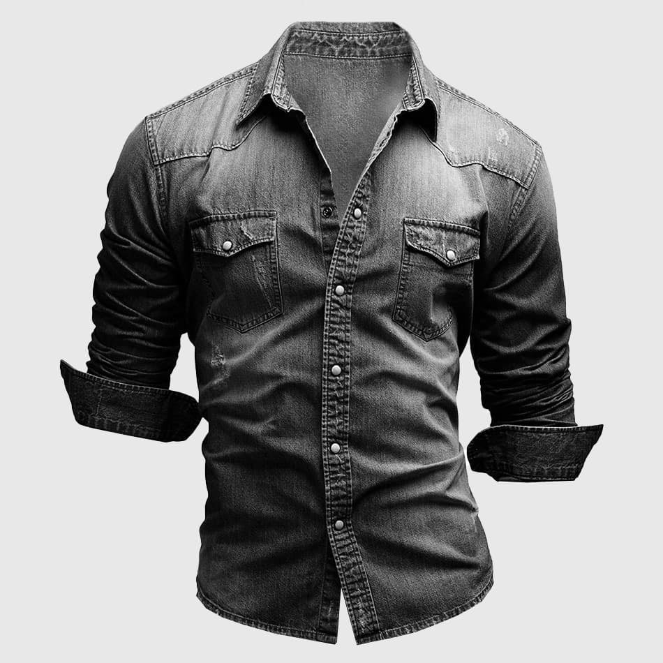 LIAM™ | Slim-Fit Denim Shirt