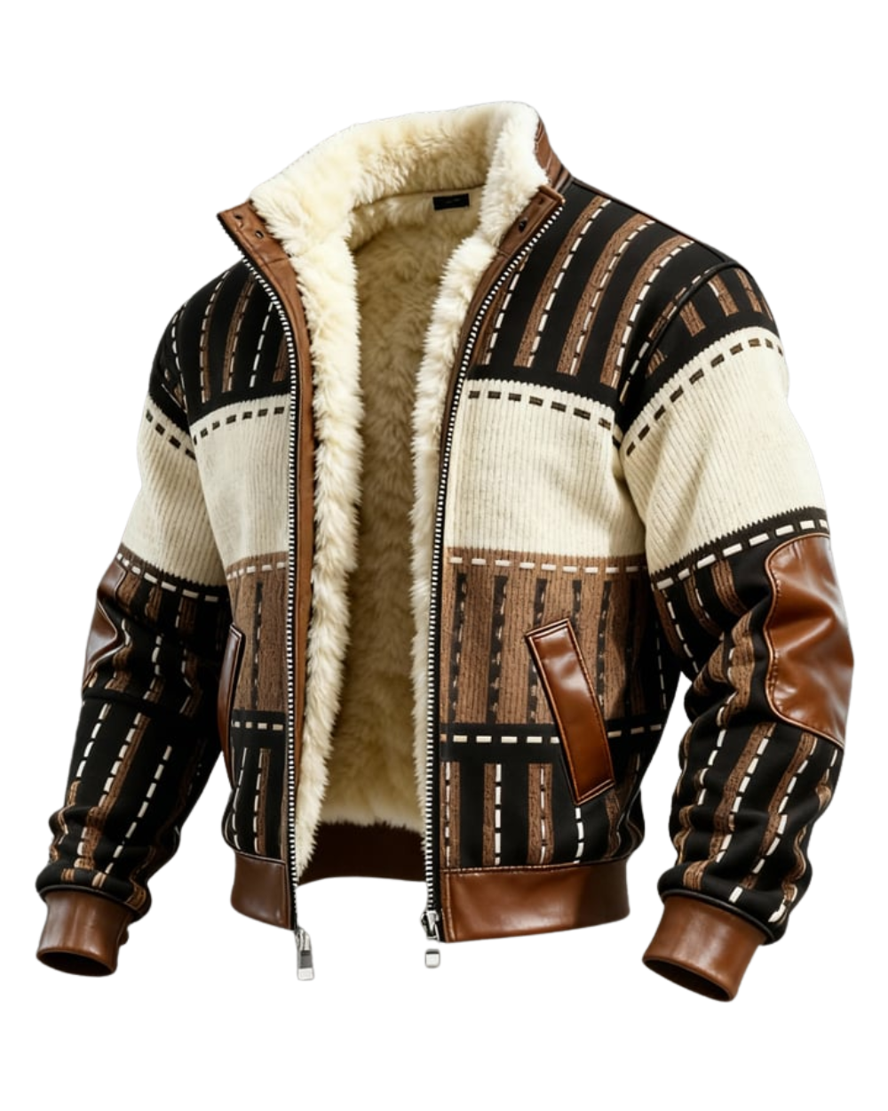 LIAM™ | Retro Fleece-Lined Jacket