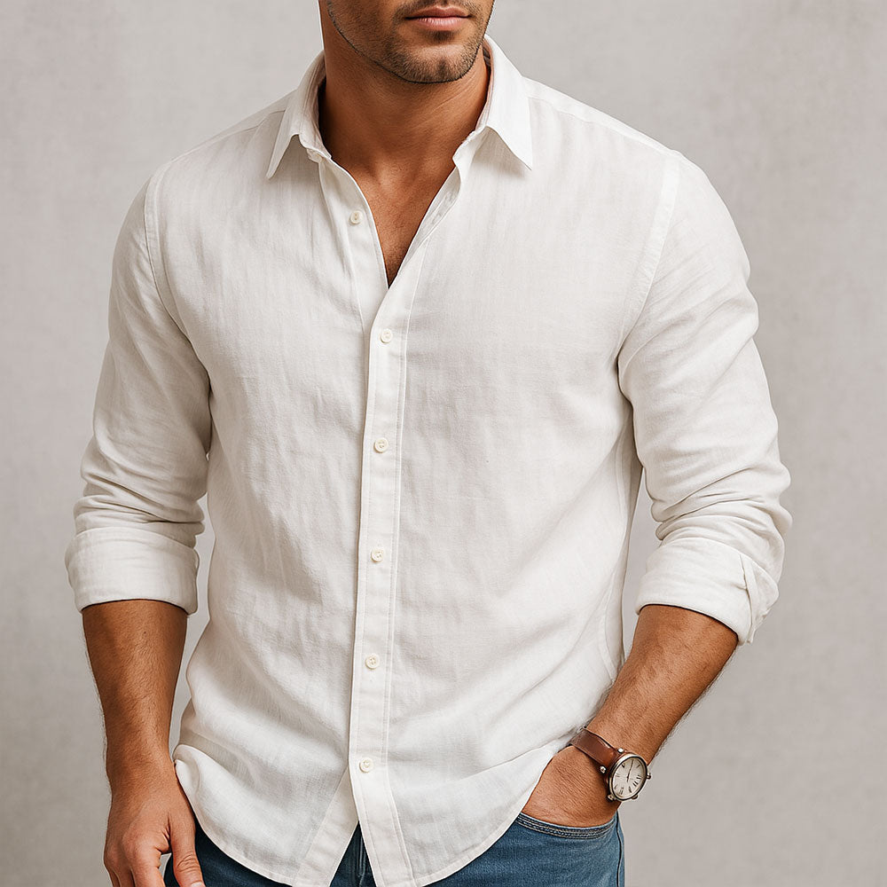 LIAM™ | ESSENTIAL LINEN SHIRT