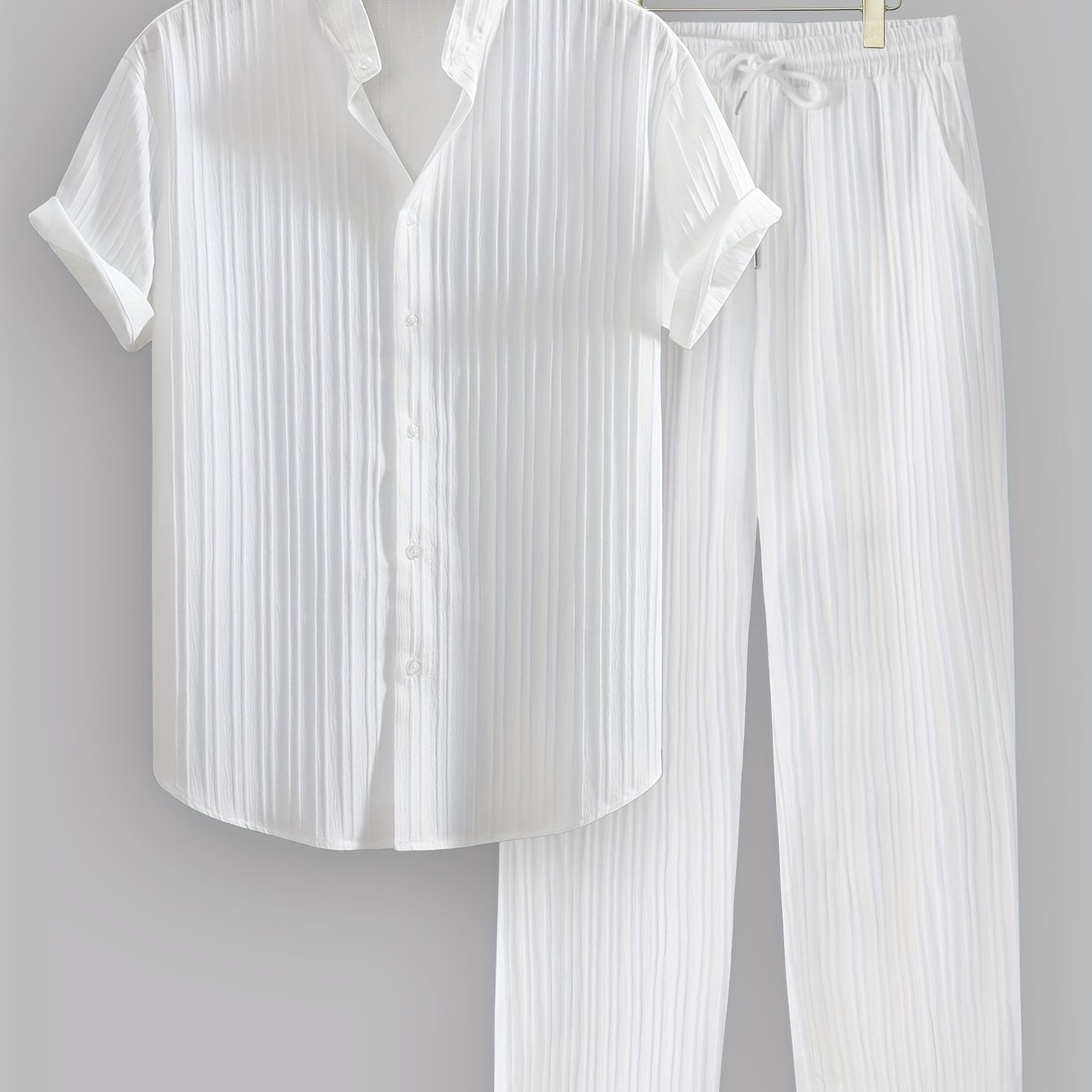 LIAM™ | Men's Ribbed Fabric Co-Ord Set