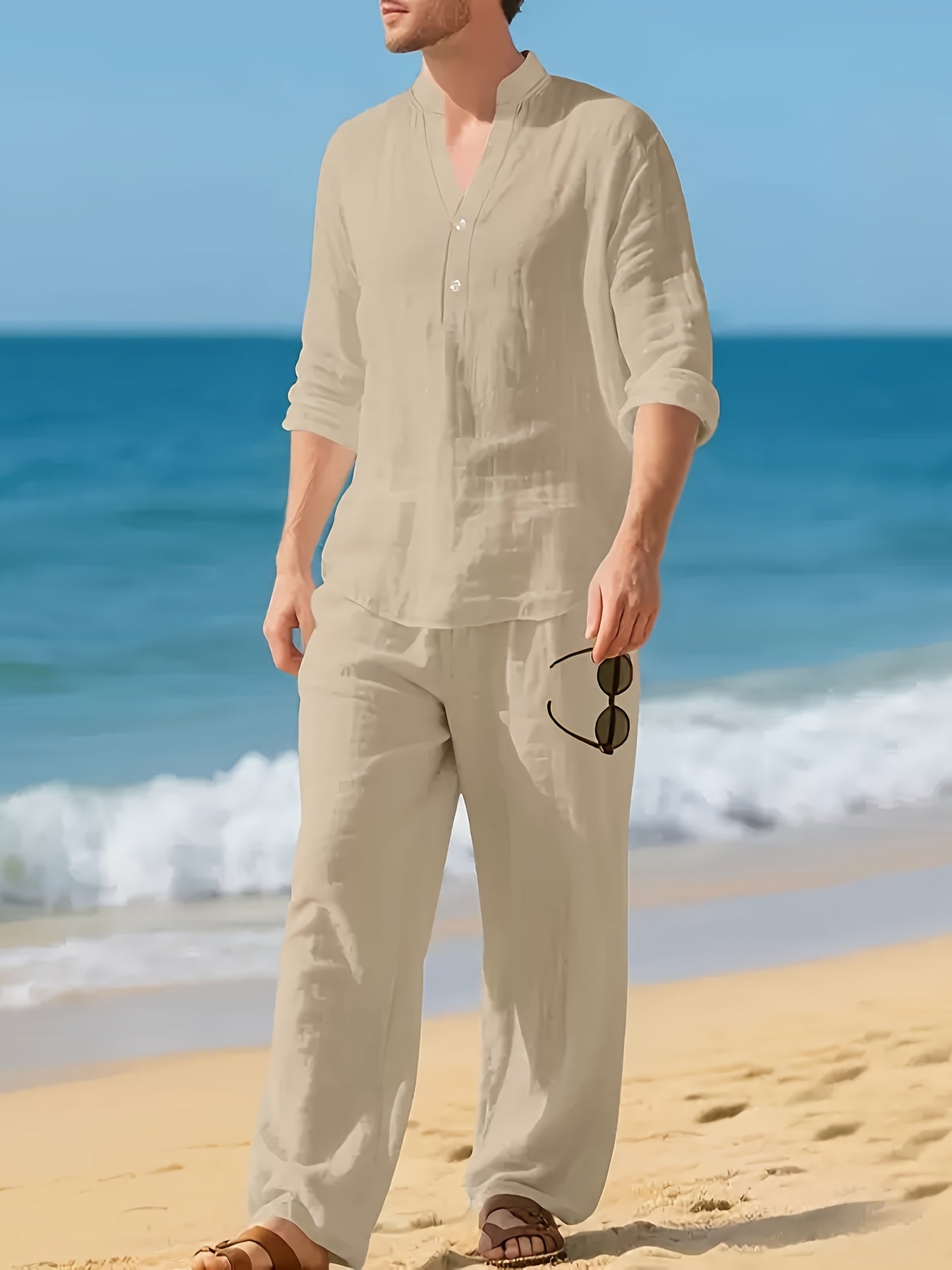 LIAM™ | Men's Coords Woven Linen