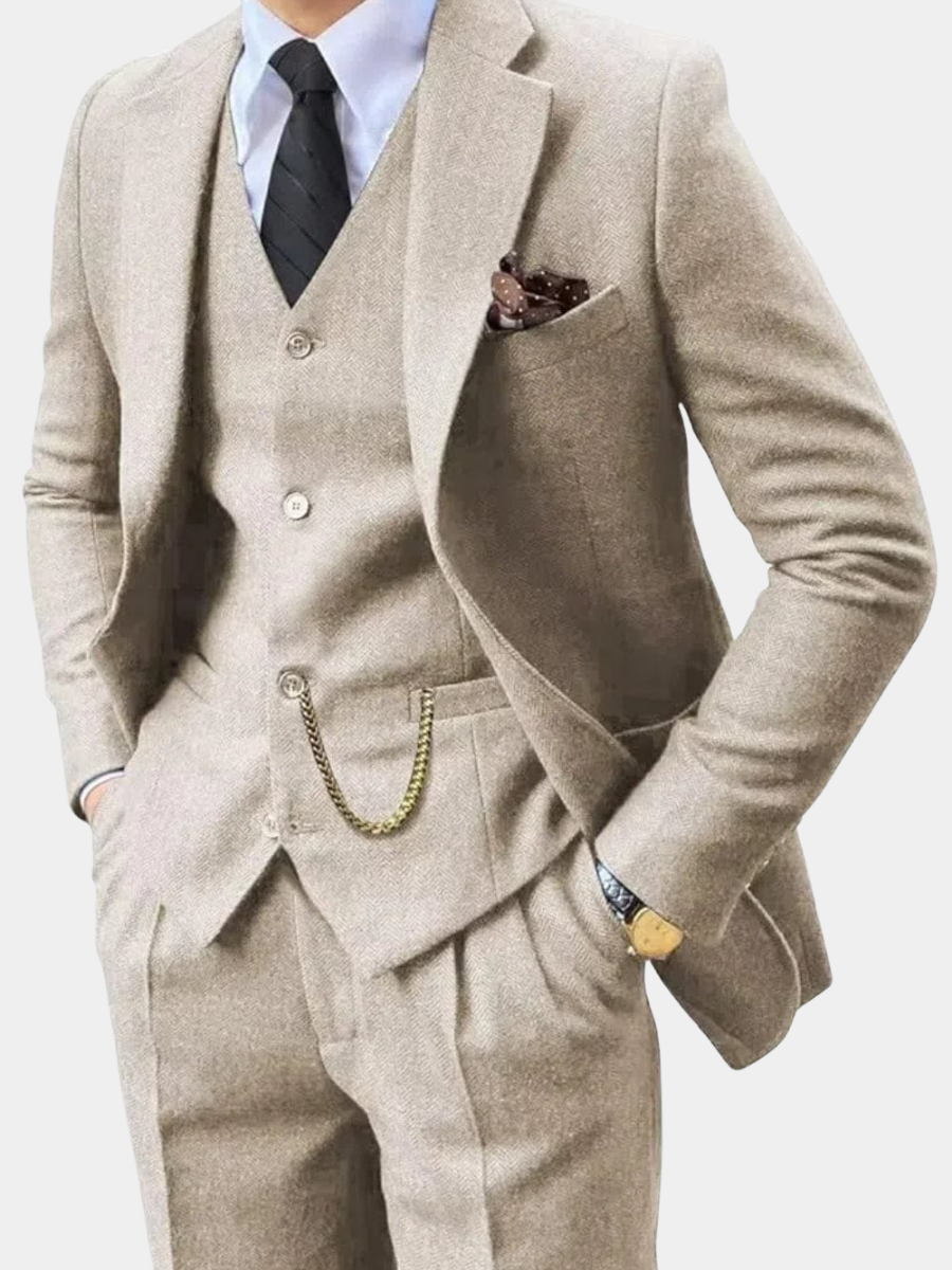 LIAM™ | HERRINGBONE SUIT