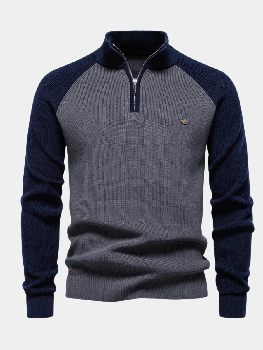 LIAM™ | QUARTER ZIP SWEATER FOR MEN