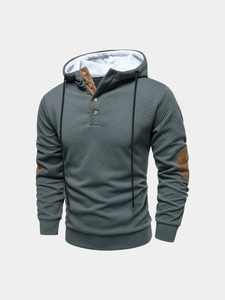 LIAM™ | HALF-BUTTON SWEATER