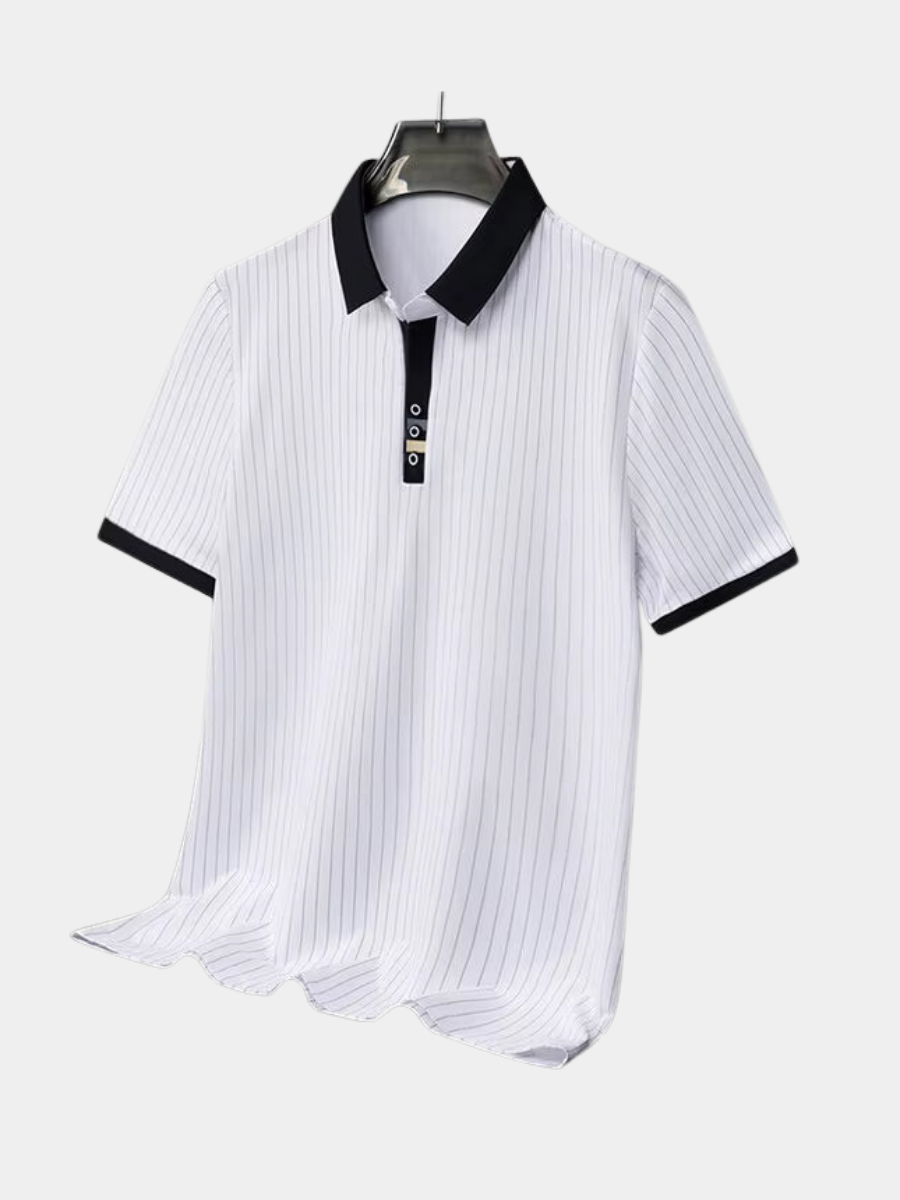 LIAM™ | REFINED STRIPED POLO