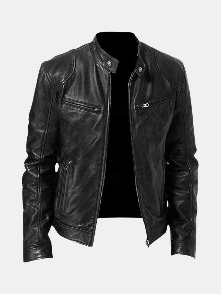 LIAM™ | ELEGANT LEATHER JACKET