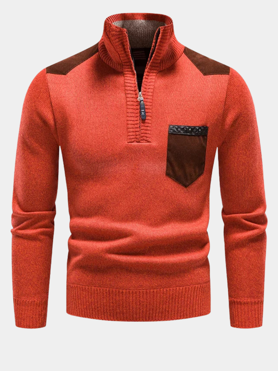 LIAM™ | MEN'S FLEECE SWEATER WITH ZIP