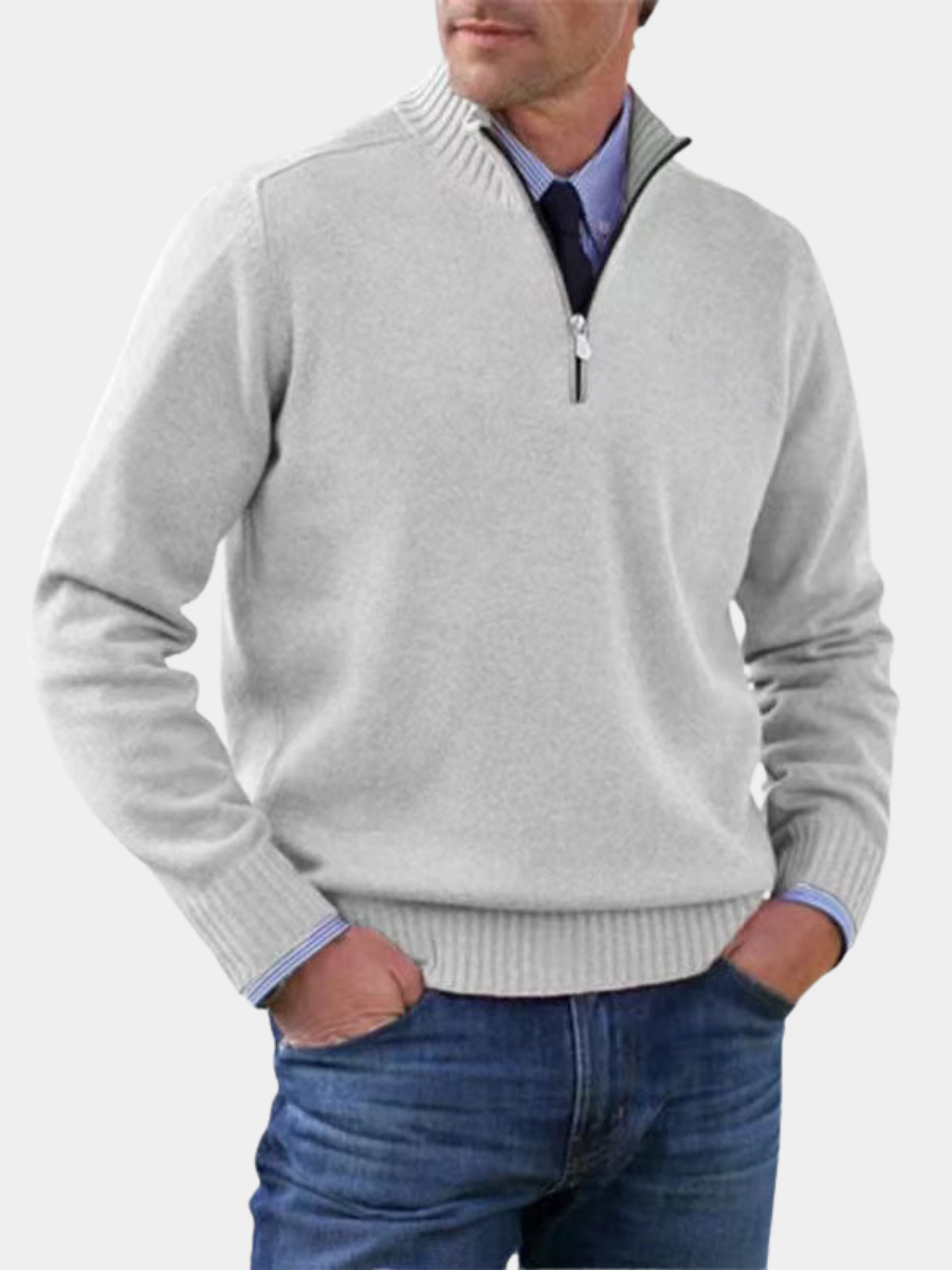 LIAM™ | CASUAL HALF-ZIP SWEATER