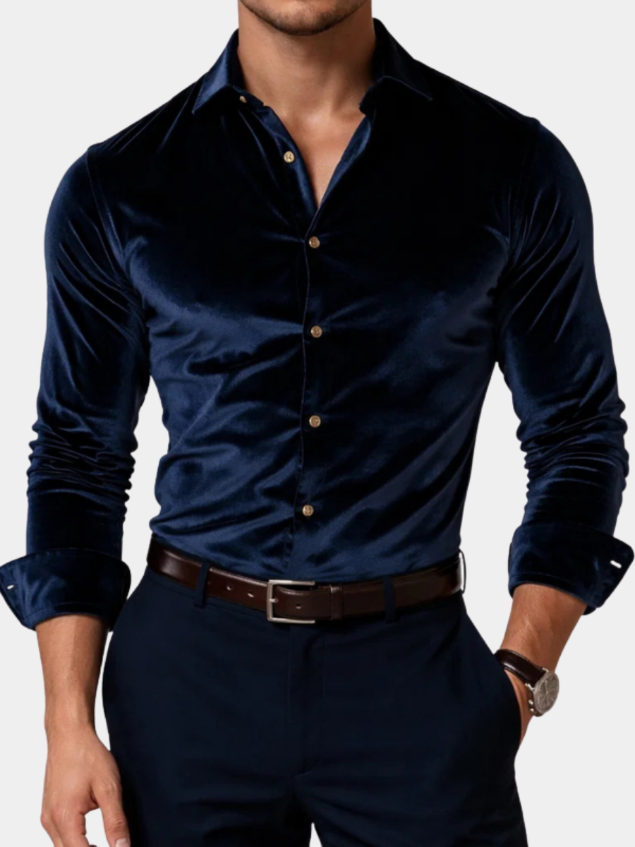 LIAM™ | VELVET SHIRT FOR MEN