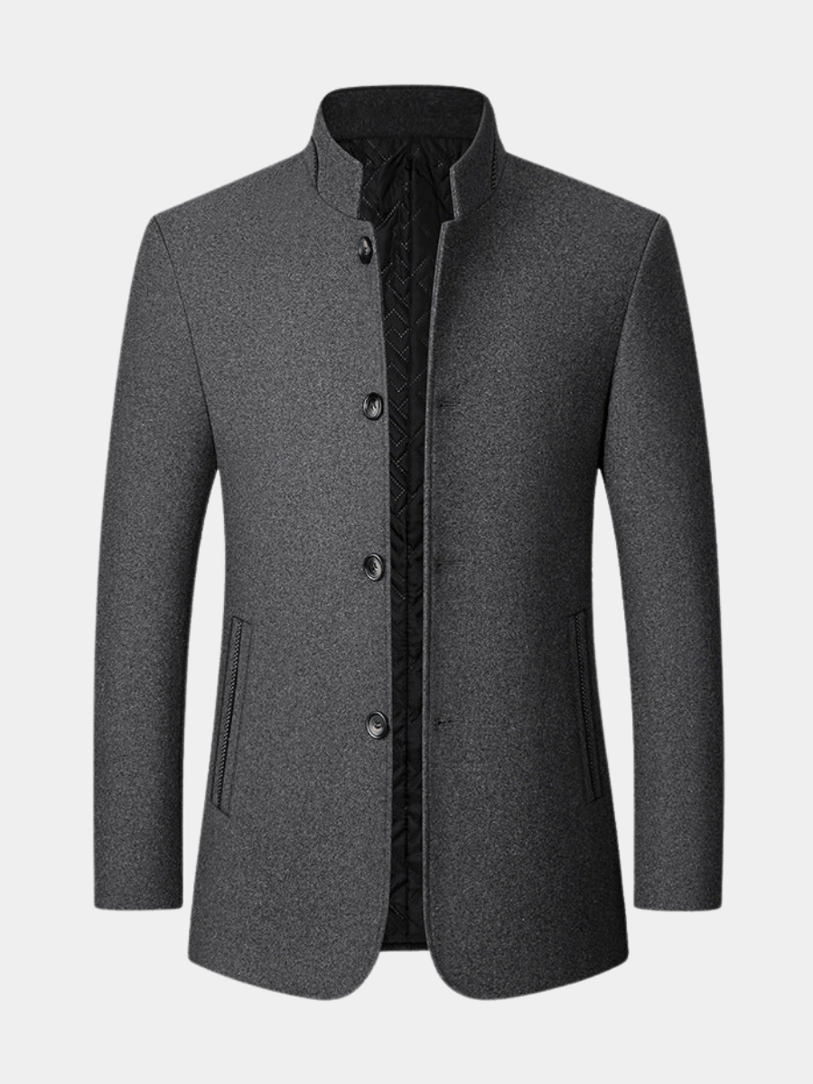 LIAM™ | Men's Tailored Wool-Blend Overcoat