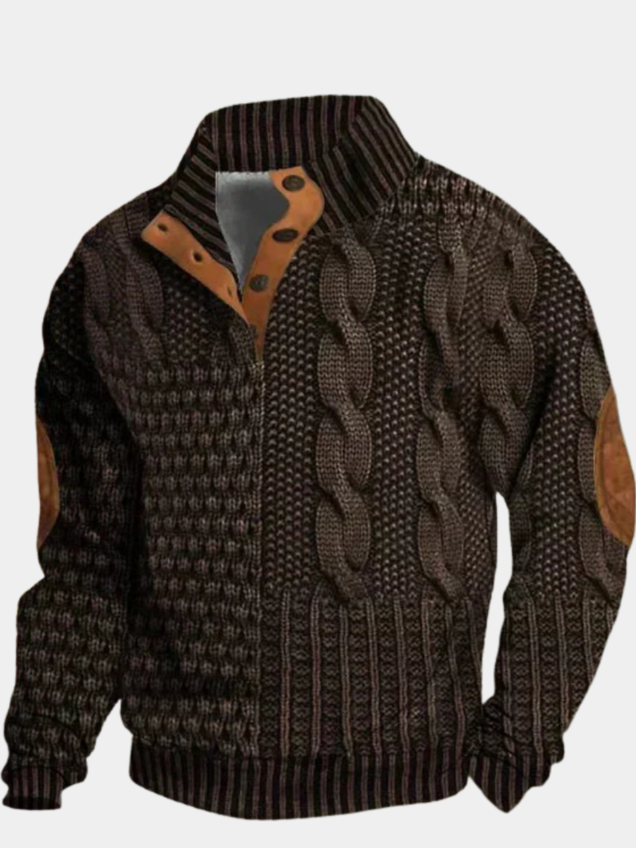 LIAM™ | RETRO PRINTED SWEATER
