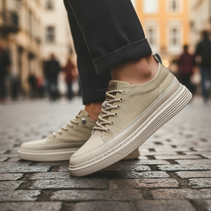 LIAM™ | MEN'S LEATHER SNEAKERS