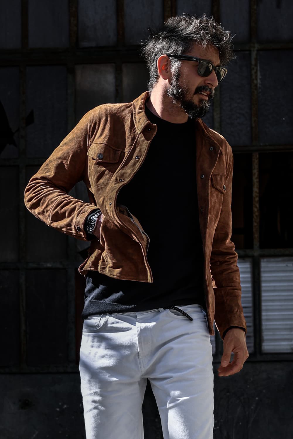 LIAM™ | Ale Suede Men's Jacket