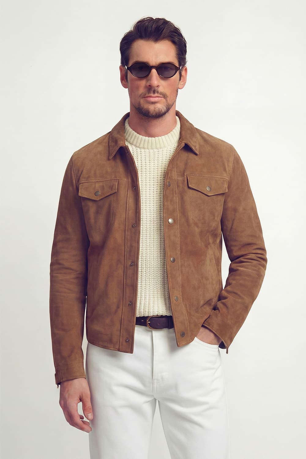 LIAM™ | Ale Suede Men's Jacket