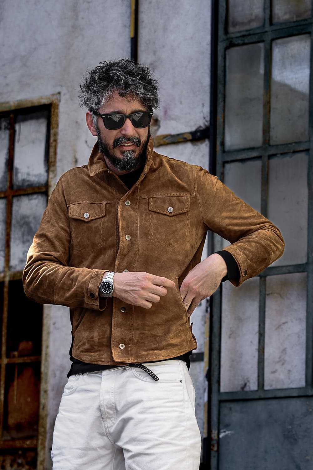 LIAM™ | Ale Suede Men's Jacket
