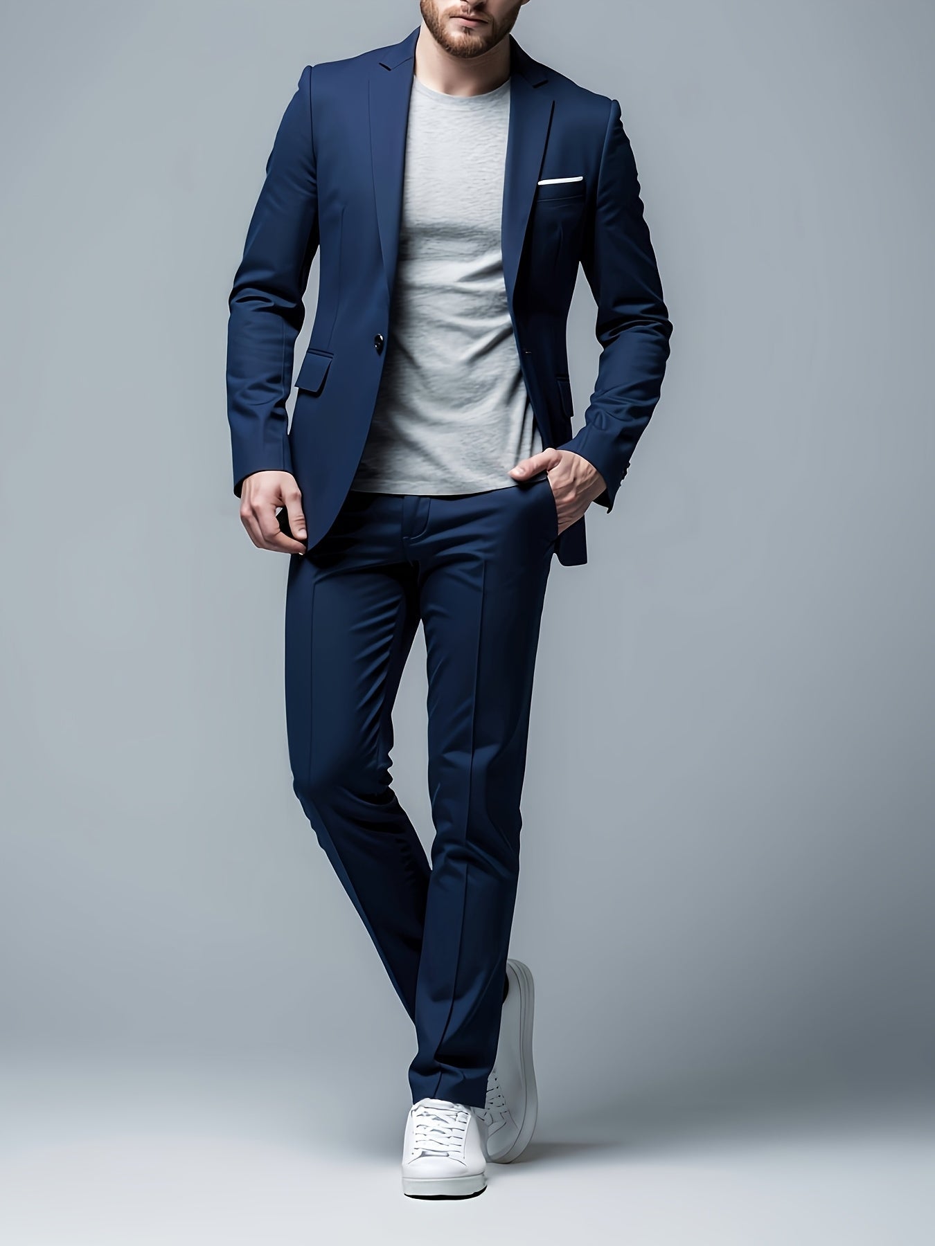 LIAM™ | Men's Stretch Two-Button Suit