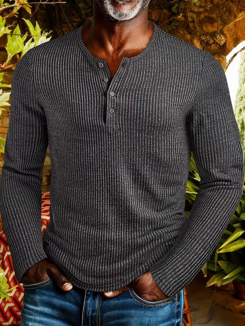 LIAM™ | DURABLE WINTER KNIT SHIRT