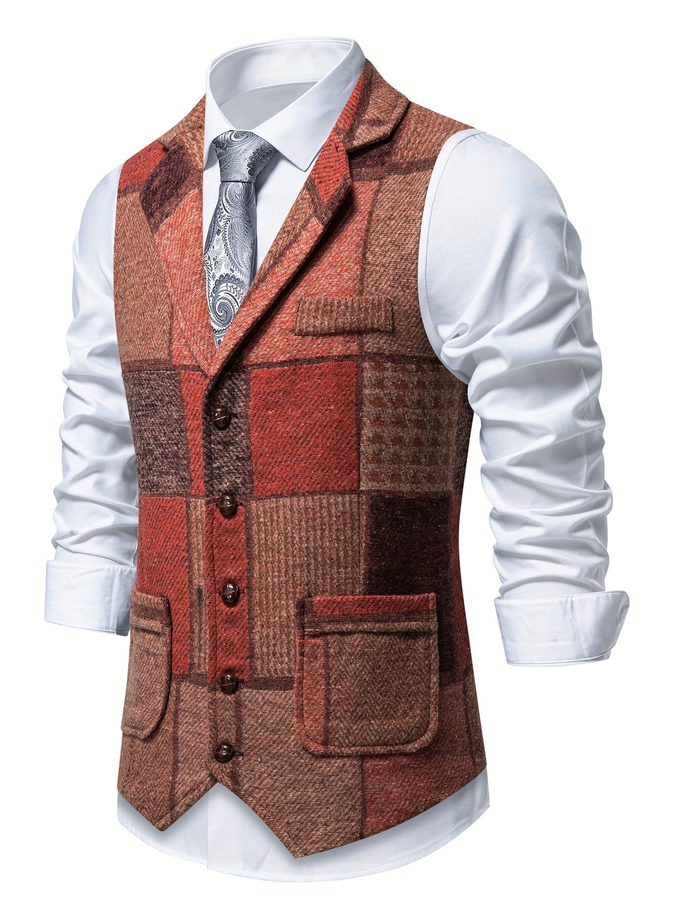 LIAM™ | FORMAL TWEED VEST FOR MEN
