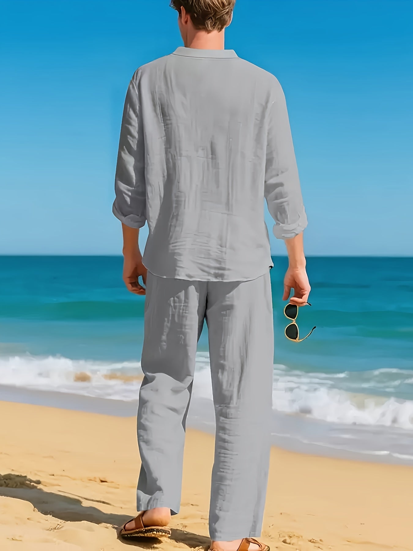 LIAM™ | Men's Coords Woven Linen