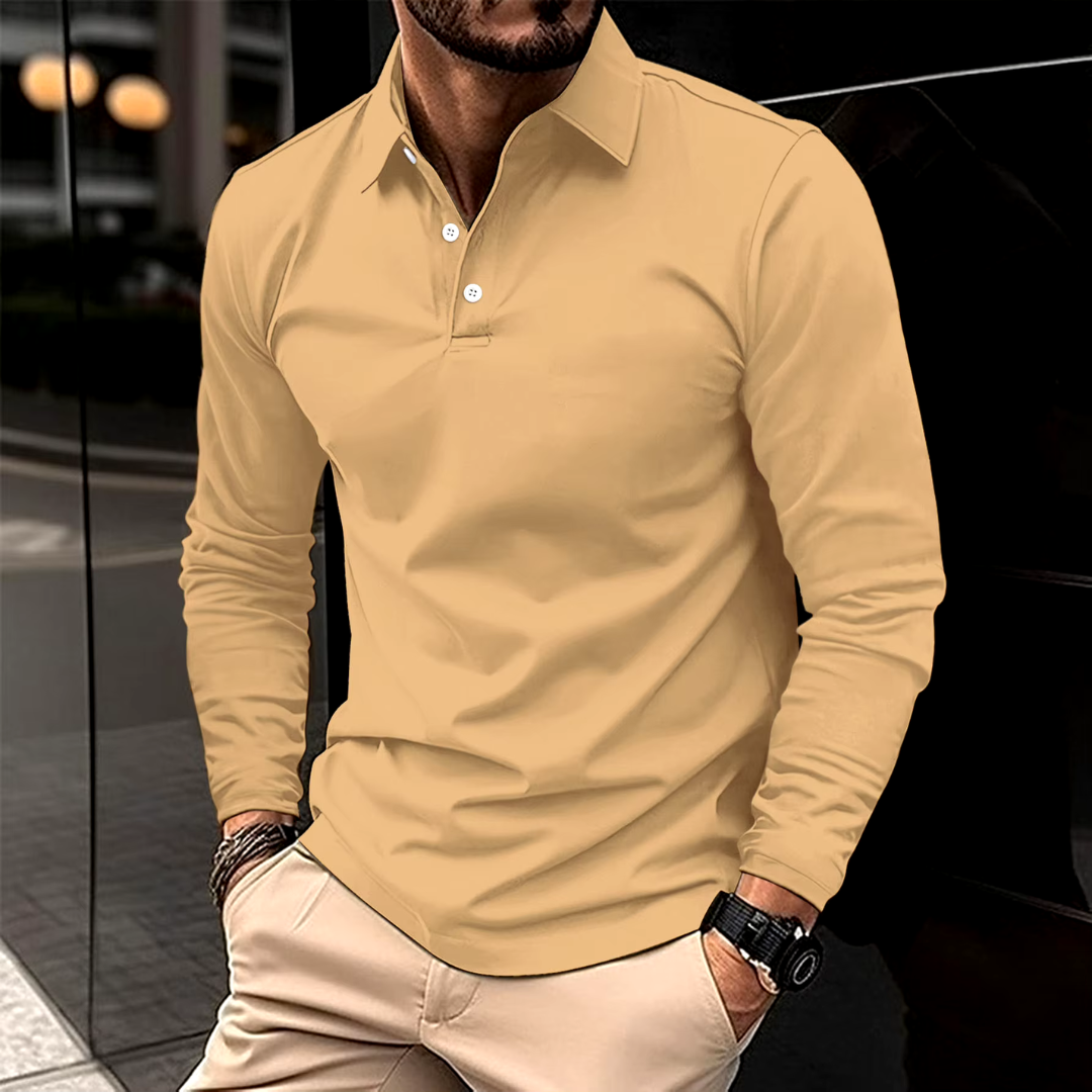 LIAM™ | Collared Long-Sleeve