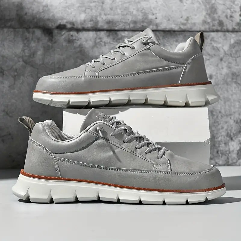 LIAM™ | Men's Cushioned Leather Walking Sneakers