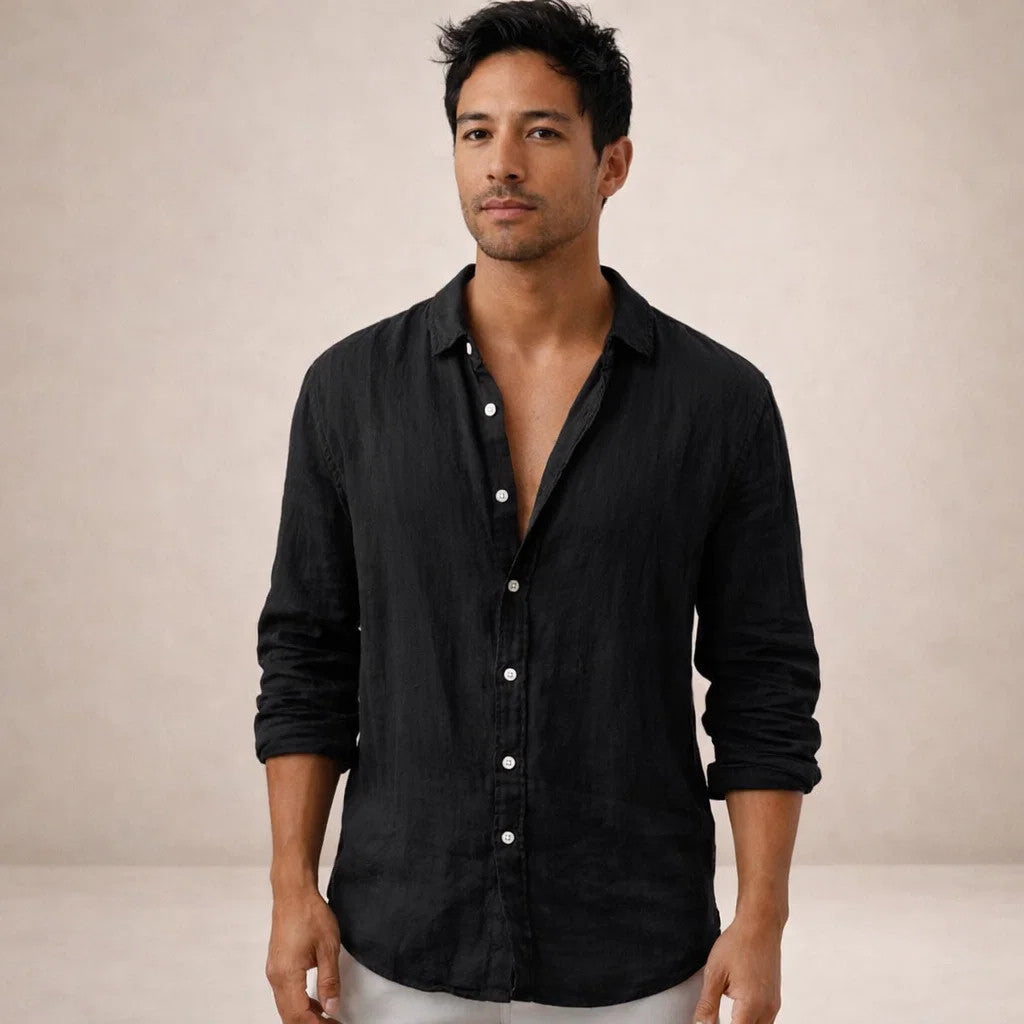 LIAM™ | Open Collar Shirt