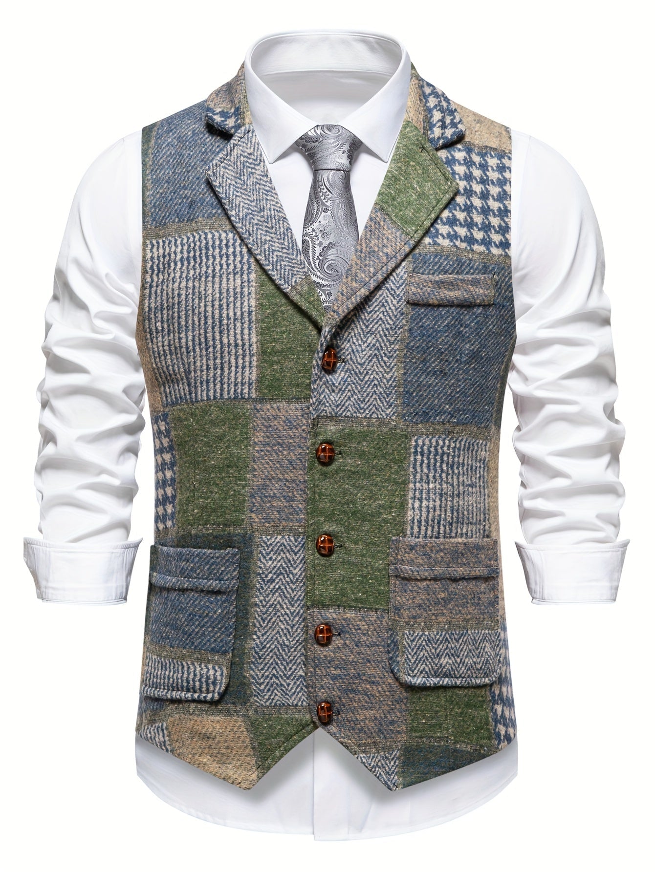 LIAM™ | FORMAL TWEED VEST FOR MEN