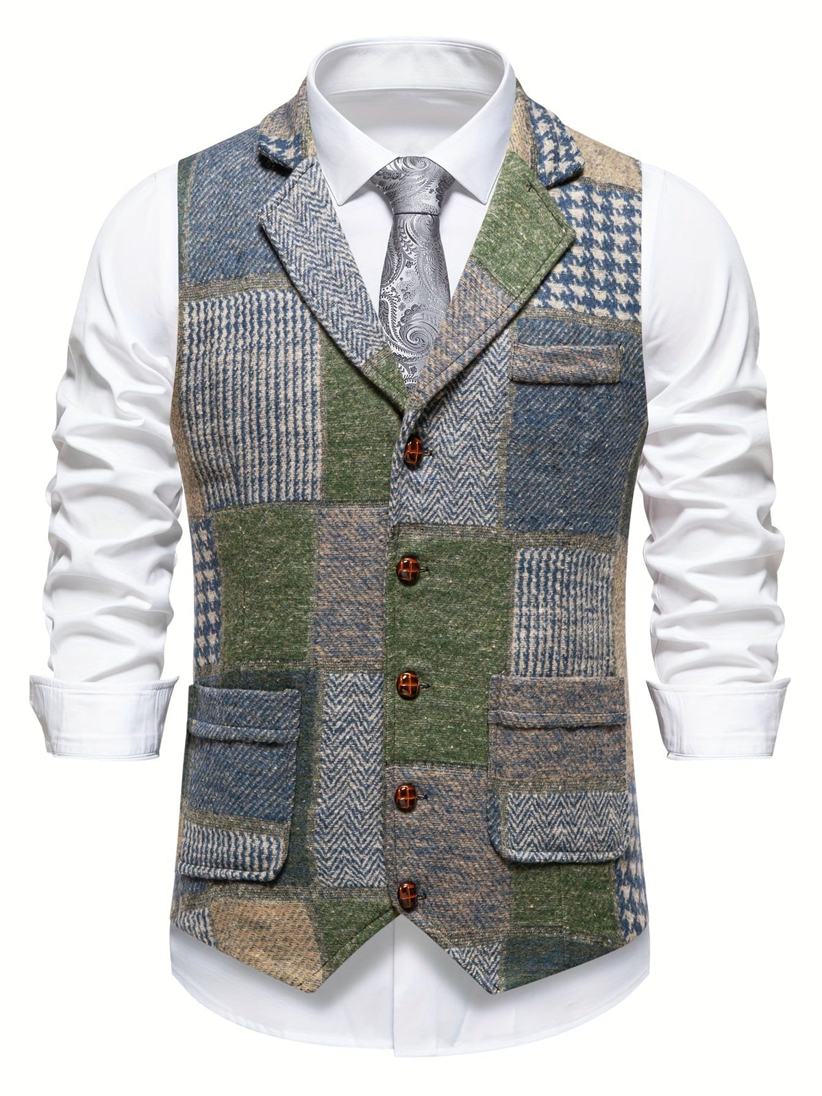 LIAM™ | FORMAL TWEED VEST FOR MEN