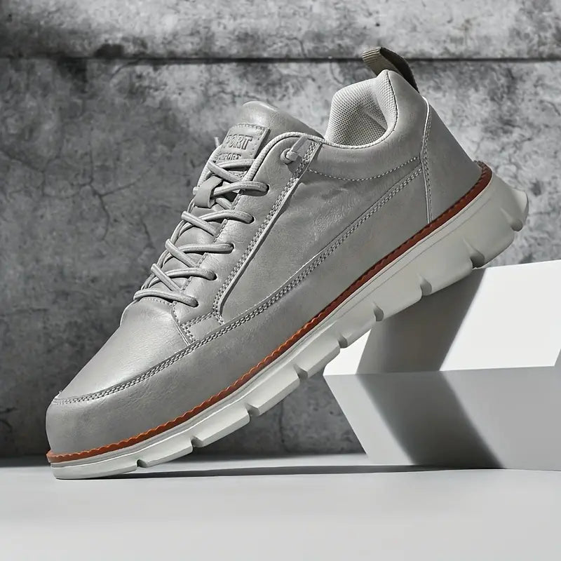 LIAM™ | Men's Cushioned Leather Walking Sneakers