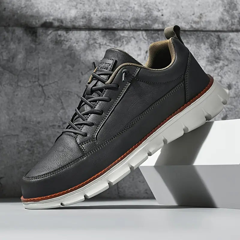 LIAM™ | LEATHER SNEAKERS WITH SUPPORT
