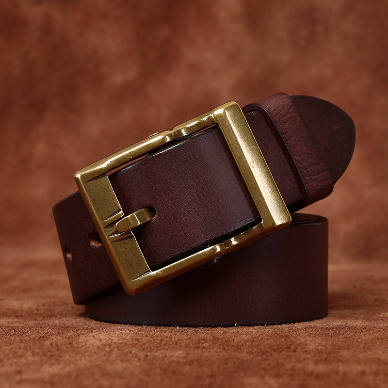 LIAM™ | Vintage Distressed Leather Belt