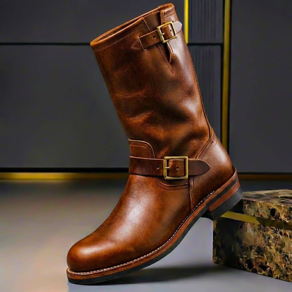 LIAM™ | Bancroft Vintage Leather Boots
