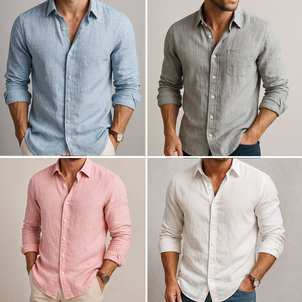 LIAM™ | ESSENTIAL LINEN SHIRT