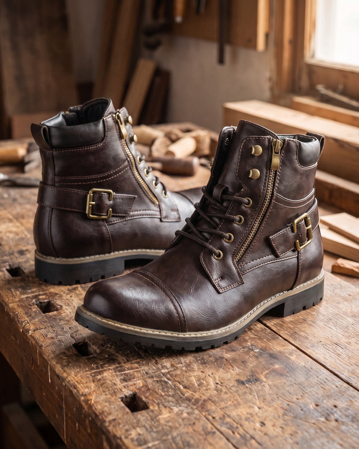 LIAM™ | Elios Leather Boots