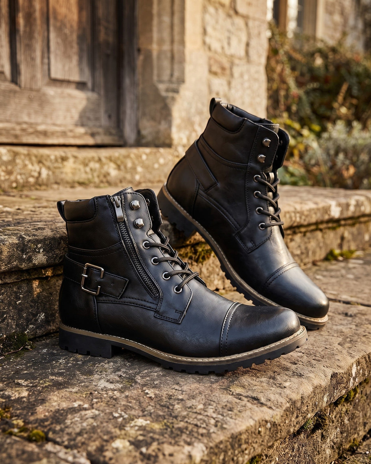 LIAM™ | Elios Leather Boots