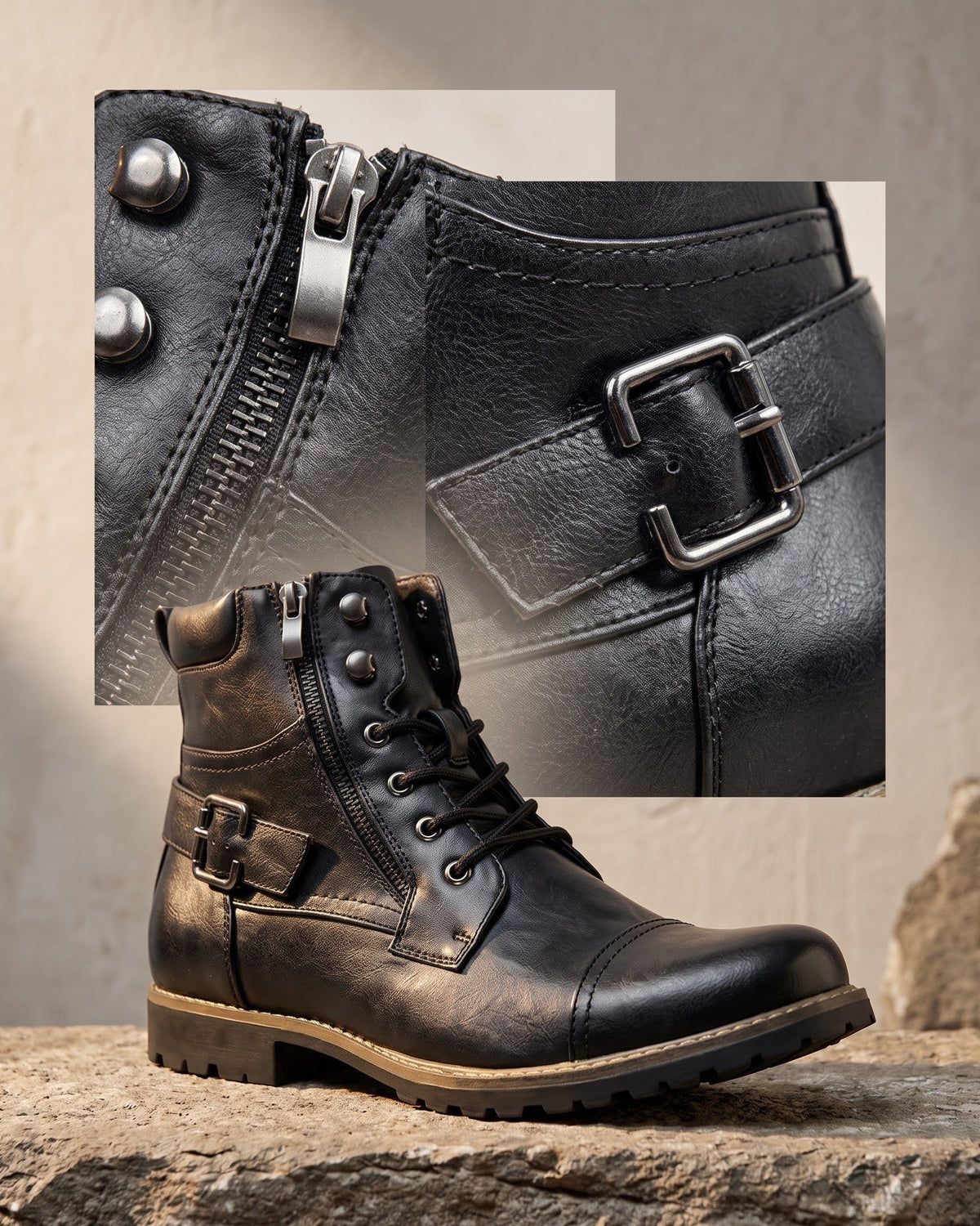 LIAM™ | Elios Leather Boots
