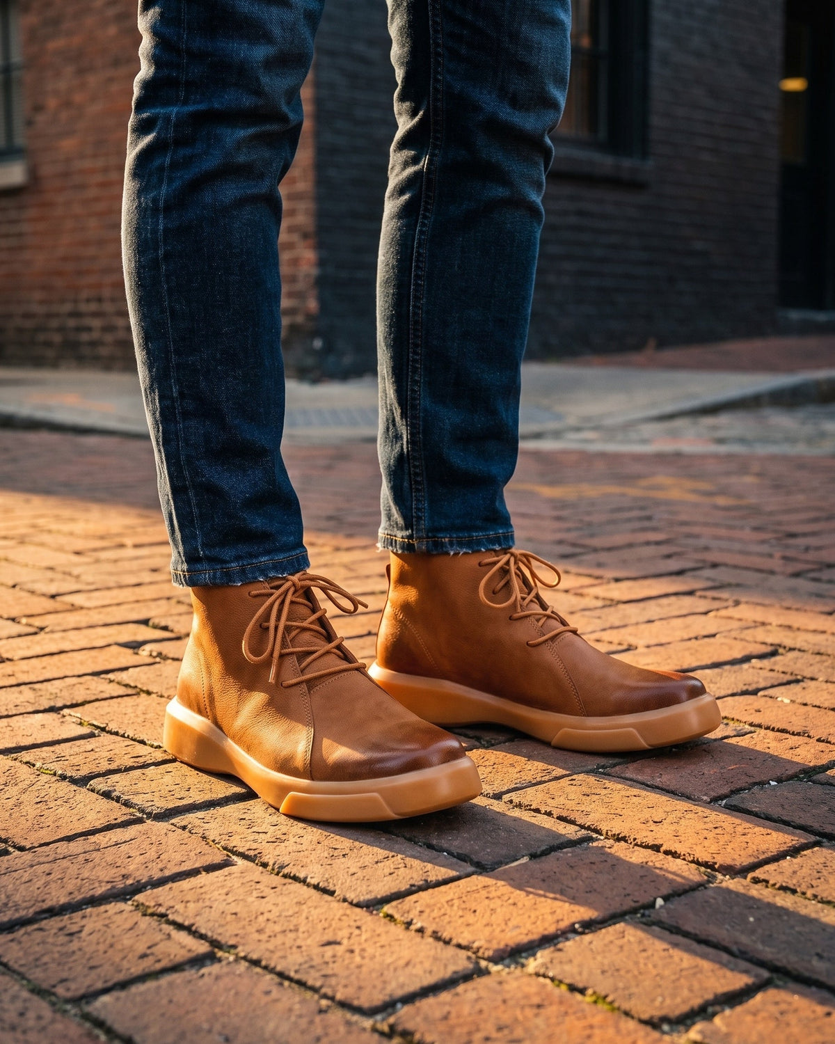 LIAM™ | Fabian Leather Chukka Boot
