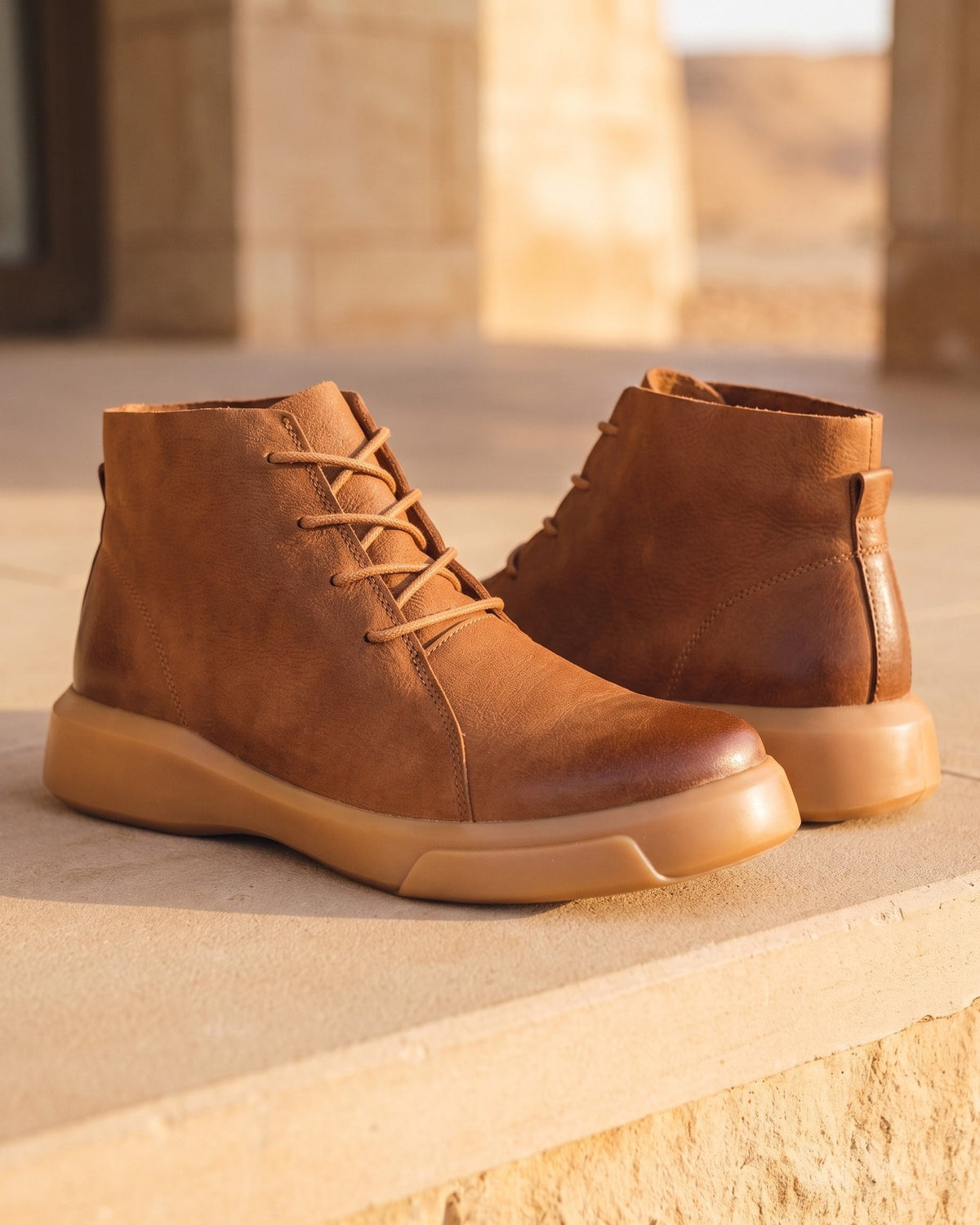 LIAM™ | Fabian Leather Chukka Boot