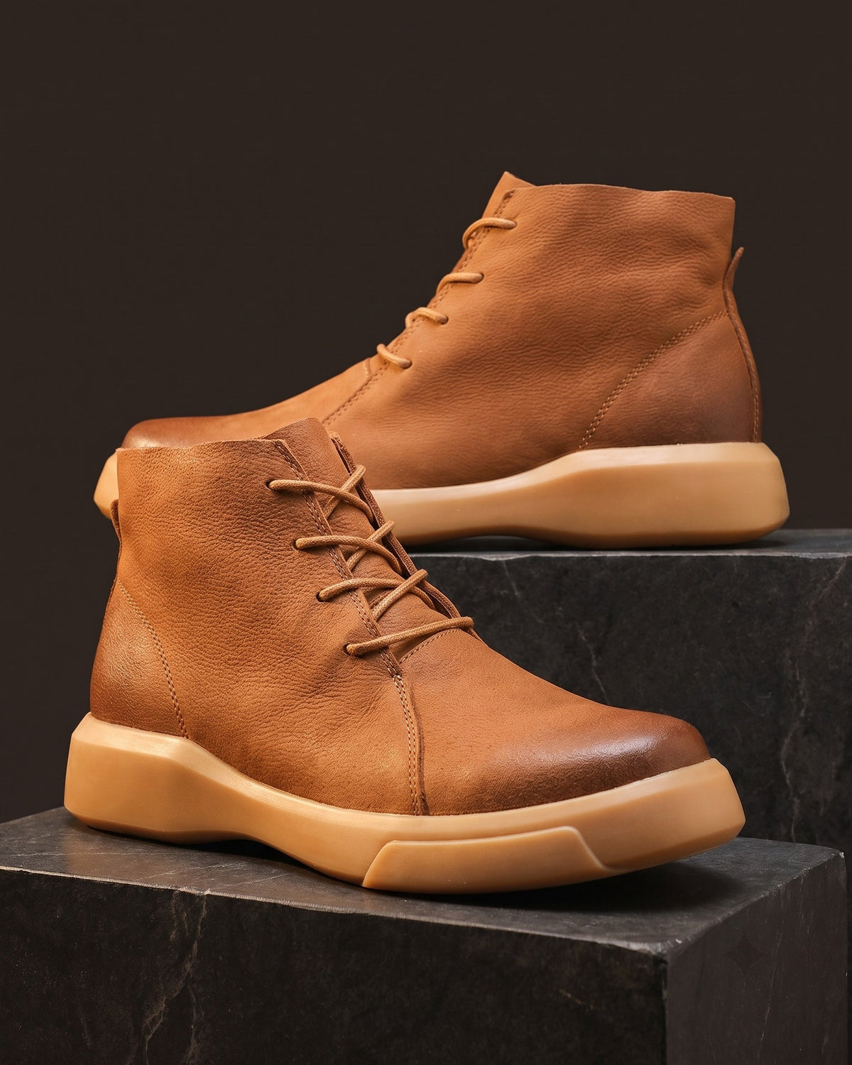 LIAM™ | Fabian Leather Chukka Boot
