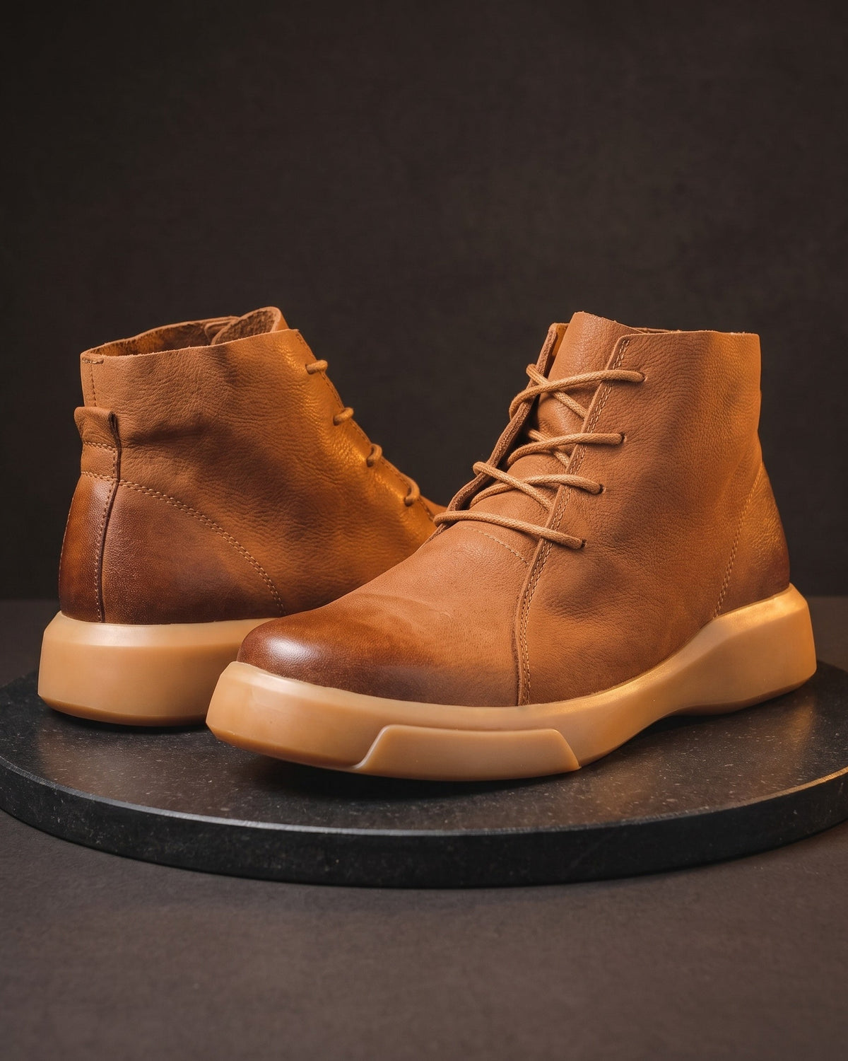 LIAM™ | Fabian Leather Chukka Boot