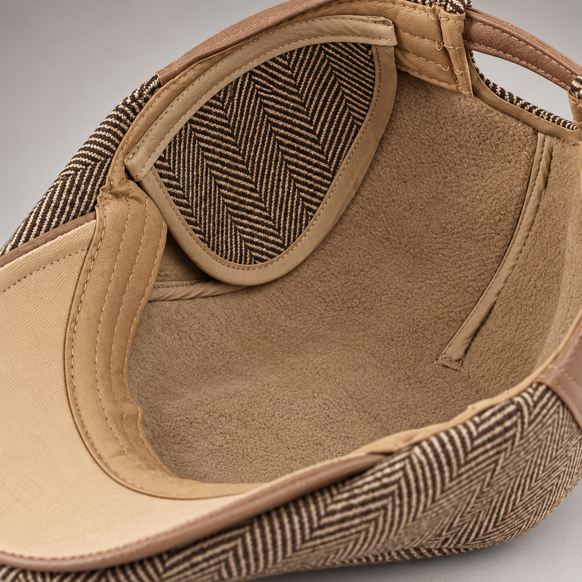 LIAM™ | Thornton Herringbone Driving Cap