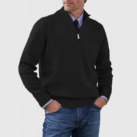 LIAM™ | CASUAL HALF-ZIP SWEATER