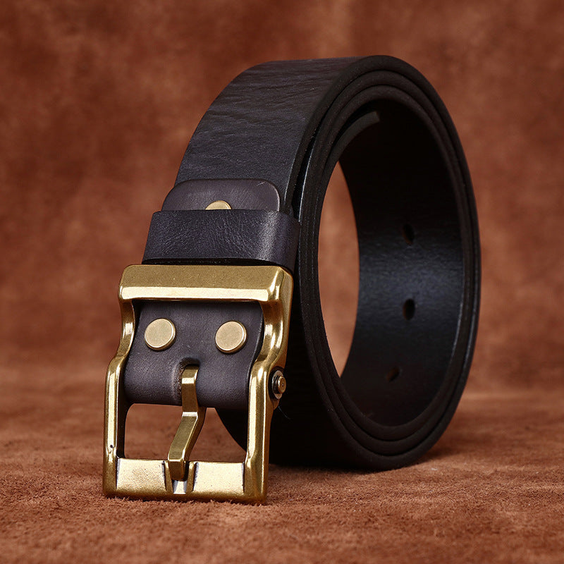 LIAM™ | Vintage Distressed Leather Belt