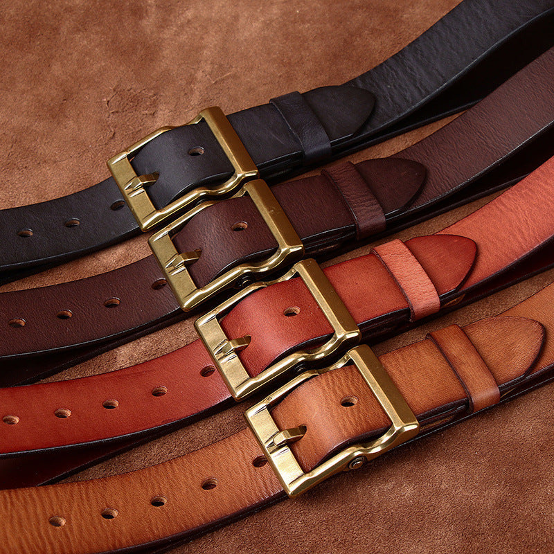 LIAM™ | Vintage Distressed Leather Belt