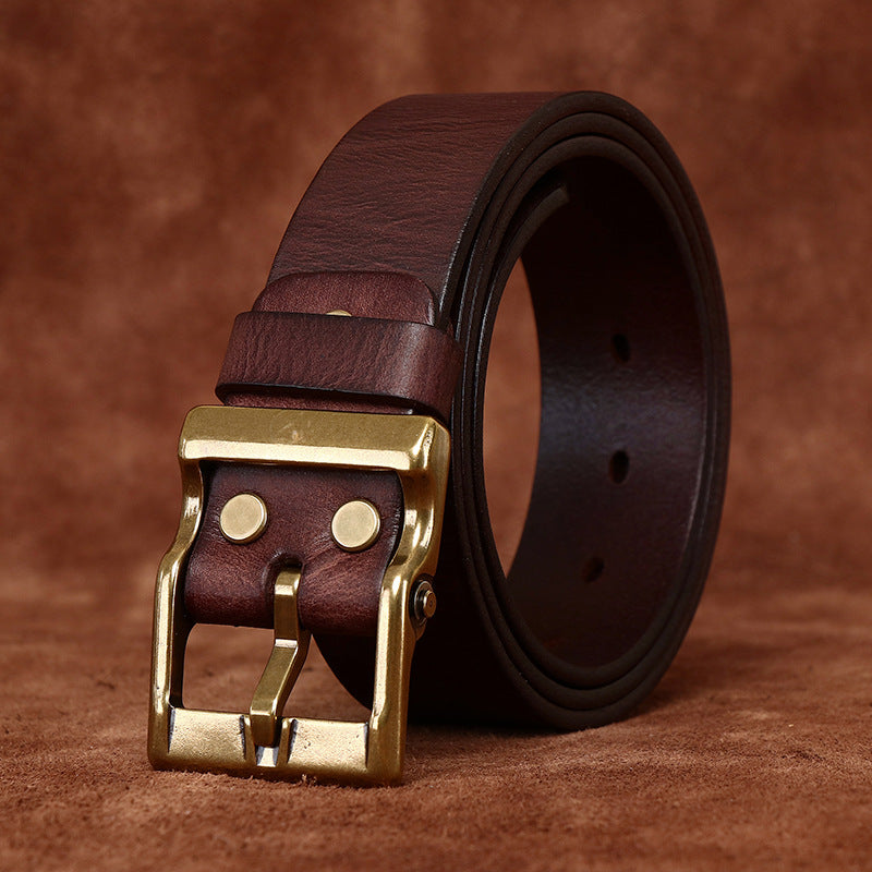 LIAM™ | Vintage Distressed Leather Belt