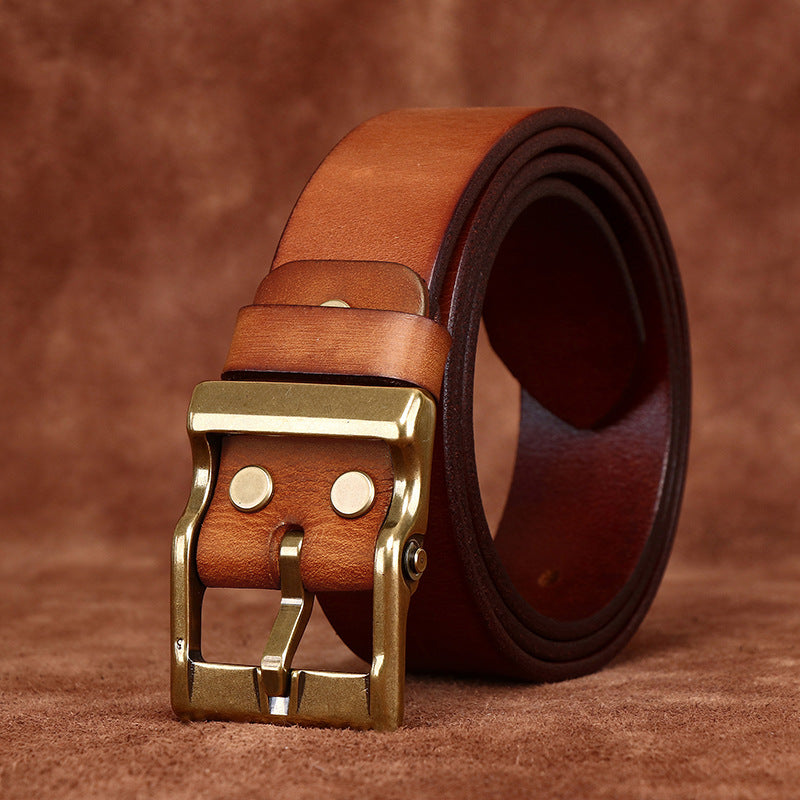 LIAM™ | Vintage Distressed Leather Belt